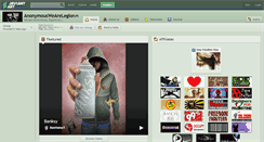 Desktop Screenshot of anonymouswearelegion.deviantart.com