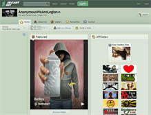 Tablet Screenshot of anonymouswearelegion.deviantart.com