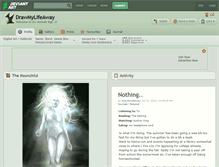 Tablet Screenshot of drawmylifeaway.deviantart.com