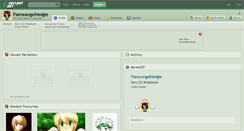 Desktop Screenshot of flameangelhedgie.deviantart.com