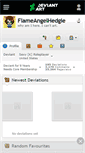 Mobile Screenshot of flameangelhedgie.deviantart.com
