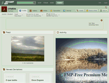 Tablet Screenshot of cmatos.deviantart.com