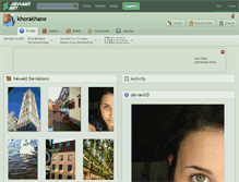 Tablet Screenshot of khorakhane.deviantart.com