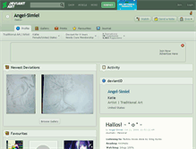 Tablet Screenshot of angel-simiel.deviantart.com
