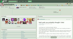 Desktop Screenshot of mysticaltemptress.deviantart.com