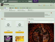 Tablet Screenshot of minyassa.deviantart.com