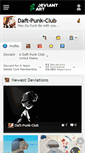 Mobile Screenshot of daft-punk-club.deviantart.com