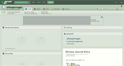 Desktop Screenshot of leftangelwingplz.deviantart.com