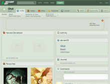 Tablet Screenshot of ghut.deviantart.com