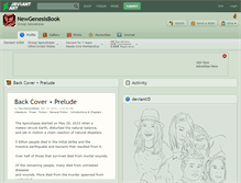 Tablet Screenshot of newgenesisbook.deviantart.com