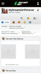 Mobile Screenshot of mydreamgirlforever.deviantart.com