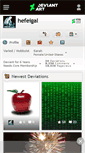 Mobile Screenshot of hefeigal.deviantart.com