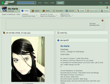 Tablet Screenshot of ms-marie.deviantart.com