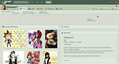 Desktop Screenshot of darkeyez27.deviantart.com