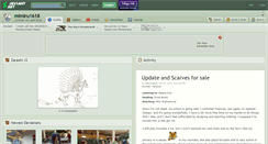 Desktop Screenshot of mimiru1618.deviantart.com