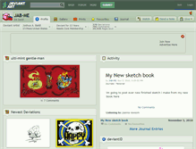 Tablet Screenshot of jab-me.deviantart.com