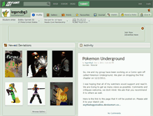 Tablet Screenshot of legendbg3.deviantart.com