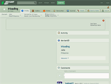 Tablet Screenshot of irloading.deviantart.com