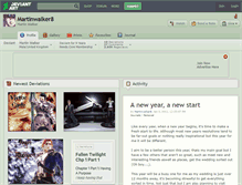Tablet Screenshot of martinwalker8.deviantart.com