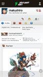 Mobile Screenshot of makushiro.deviantart.com