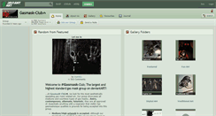 Desktop Screenshot of gasmask-club.deviantart.com