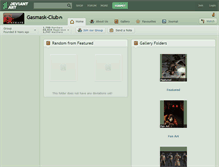 Tablet Screenshot of gasmask-club.deviantart.com