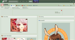 Desktop Screenshot of minore.deviantart.com