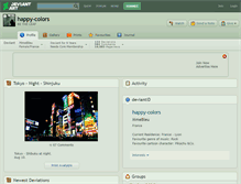 Tablet Screenshot of happy-colors.deviantart.com