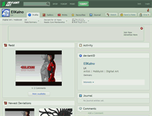 Tablet Screenshot of ellkaino.deviantart.com