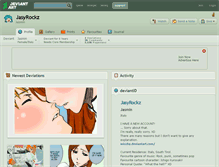 Tablet Screenshot of jasyrockz.deviantart.com