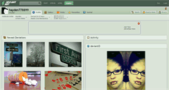 Desktop Screenshot of hayden778899.deviantart.com