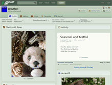 Tablet Screenshot of crousto.deviantart.com