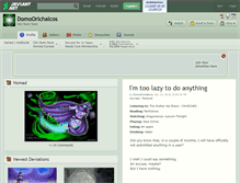 Tablet Screenshot of domoorichalcos.deviantart.com