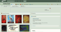 Desktop Screenshot of chucky-chuck.deviantart.com