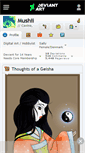 Mobile Screenshot of mushii.deviantart.com