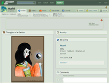 Tablet Screenshot of mushii.deviantart.com