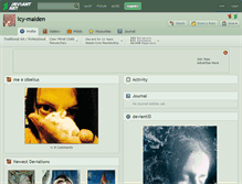 Tablet Screenshot of icy-maiden.deviantart.com