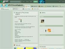 Tablet Screenshot of aph-princessengland.deviantart.com
