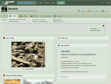 Tablet Screenshot of dane666.deviantart.com