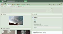 Desktop Screenshot of chudo.deviantart.com