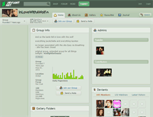 Tablet Screenshot of inlovewithawolf.deviantart.com