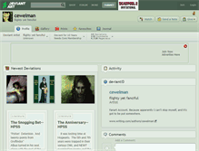 Tablet Screenshot of cewelman.deviantart.com