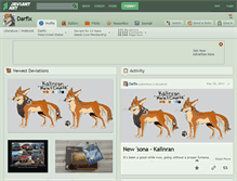 Tablet Screenshot of darfix.deviantart.com