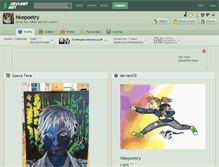Tablet Screenshot of hkepoetry.deviantart.com