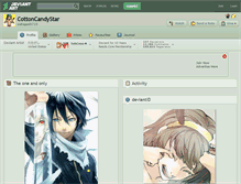 Tablet Screenshot of cottoncandystar.deviantart.com