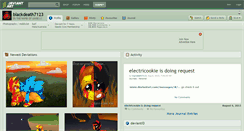 Desktop Screenshot of blackdeath7123.deviantart.com