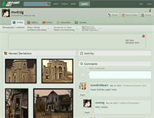 Tablet Screenshot of mwirsig.deviantart.com