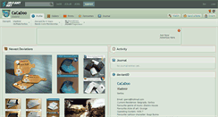 Desktop Screenshot of cacadoo.deviantart.com