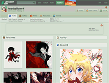 Tablet Screenshot of heartsallover4.deviantart.com