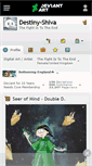 Mobile Screenshot of destiny-shiva.deviantart.com
